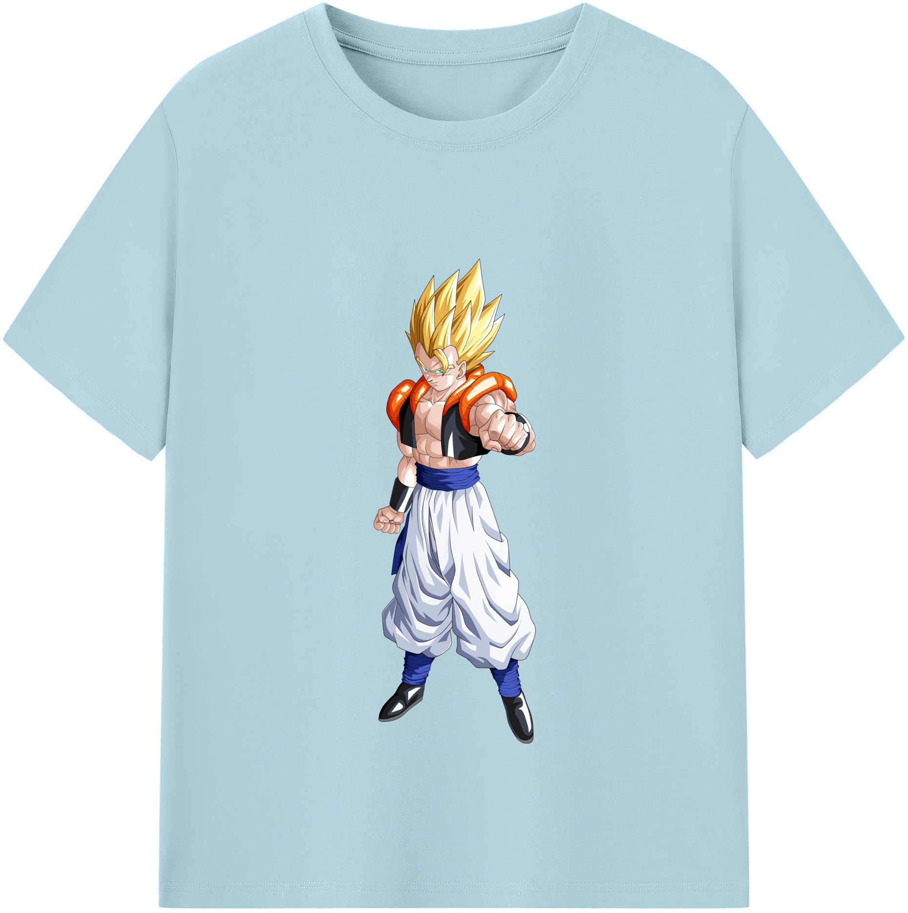 （画像用） ドラゴンボール ベジータ四世（Bejīta Yonsei）DRAGON BALL Vegeta IV 綿100％半袖Tシャツ（フロントプリント）